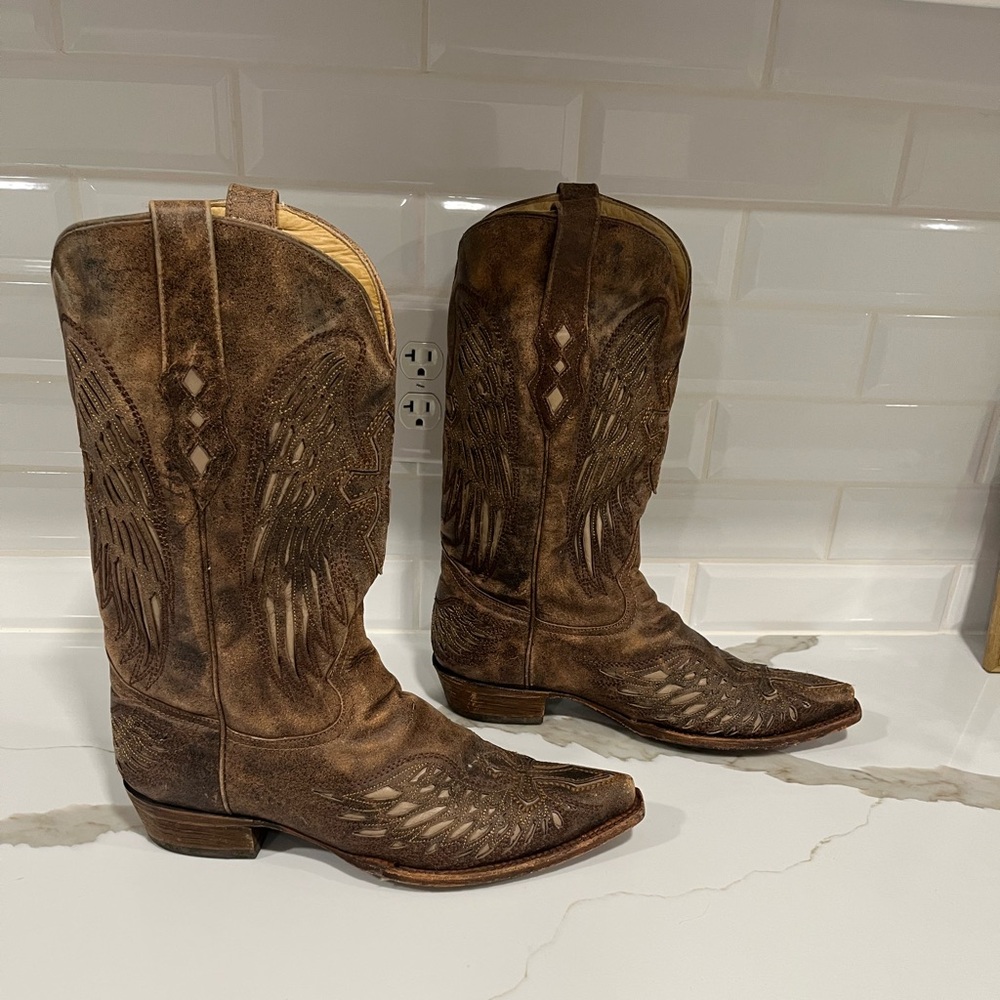 Vintage Corral Brown boots size 11